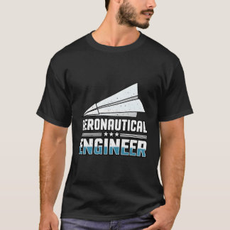 T-shirt Papier de l'ingénieur aéronautique Cadeau avion
