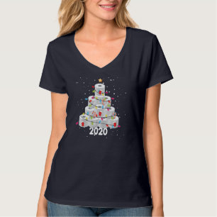 T-shirt Papier de toilette Arbre de Noël laid Famille de N