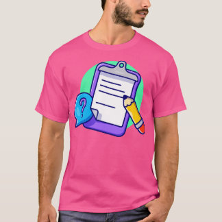 T-shirt Papier et crayon
