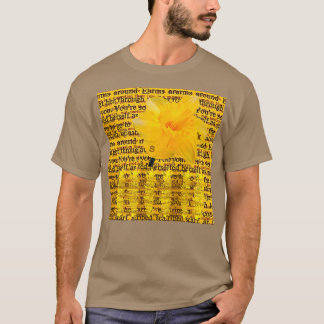 T-SHIRT PAPIER JAUNE