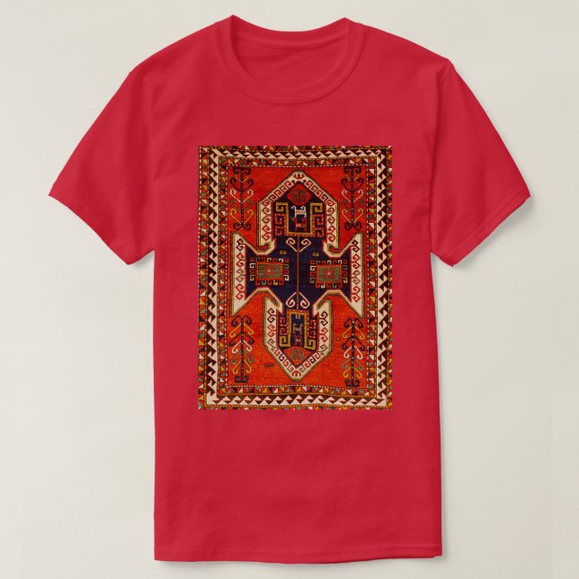 T-shirt Papier kazak Perse antique (Design devant)
