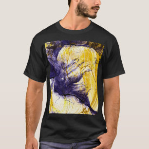 T-shirt Papier Marbré : Art Acrylique Lumineux