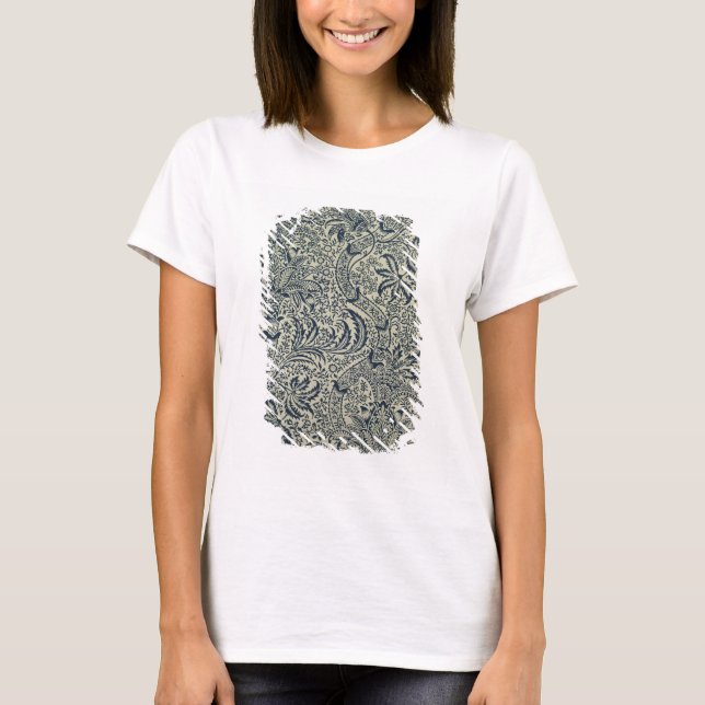 T-shirt Papier peint avec style marine bleu algue (Devant)