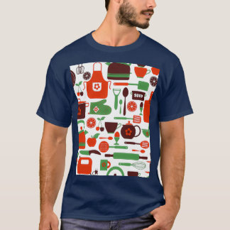 T-shirt papier peint contenant ustensiles de cuisine Graph