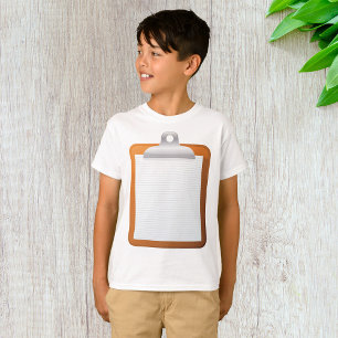 T-shirt Papier Sur Un Porte - bloc