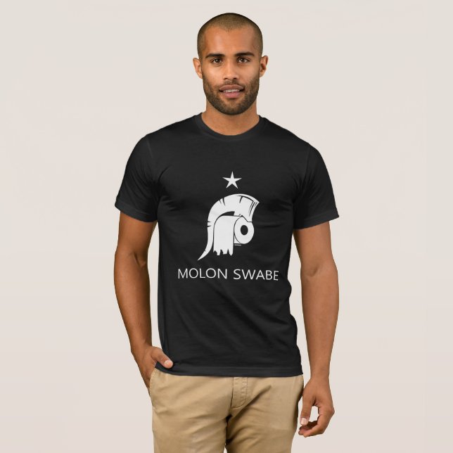 T-shirt Papier toilette MOLON SWABE (Devant entier)
