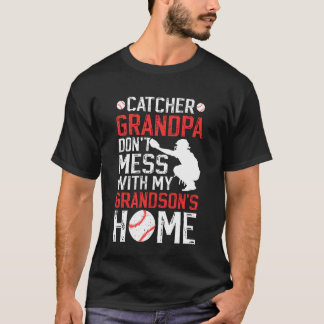 T-shirt Papiers de Grand-Père Réceptionneur de Baseball Dr