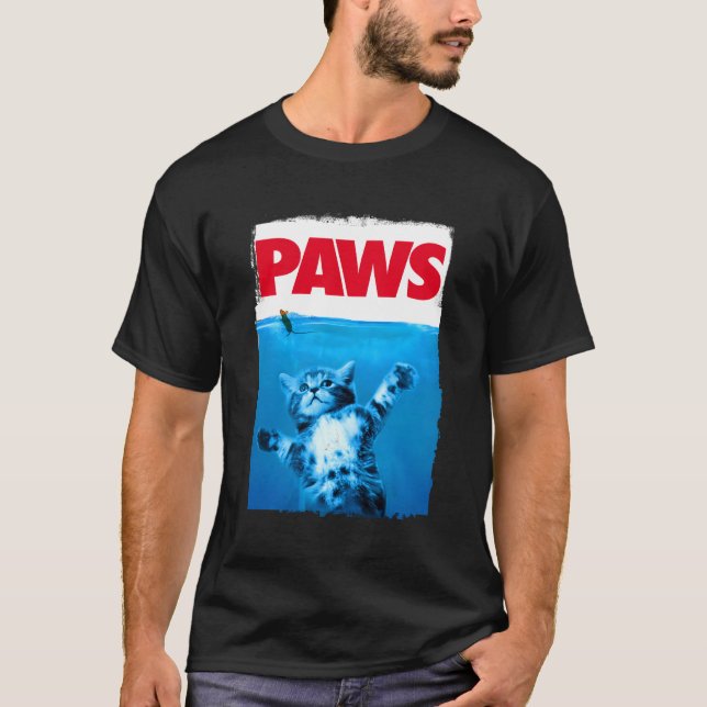 T-shirt Papiers et souris Top Chat Parodie Top (Devant)
