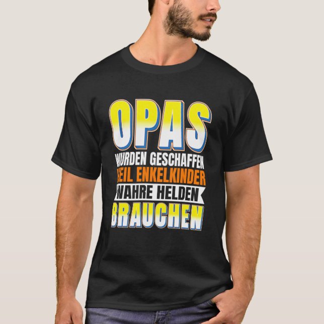 T-shirt Papiers étaient Créés Parce que les Petits-enfants (Devant)
