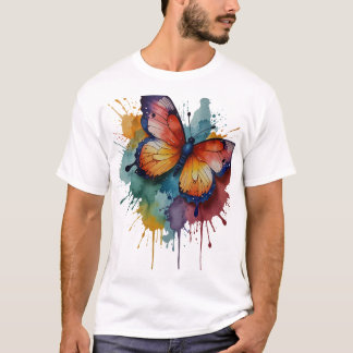 t-shirt papillon