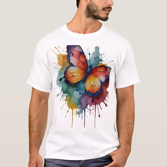 t-shirt papillon (Devant)