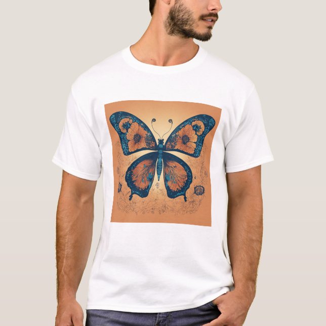 T-shirt papillon (Devant)