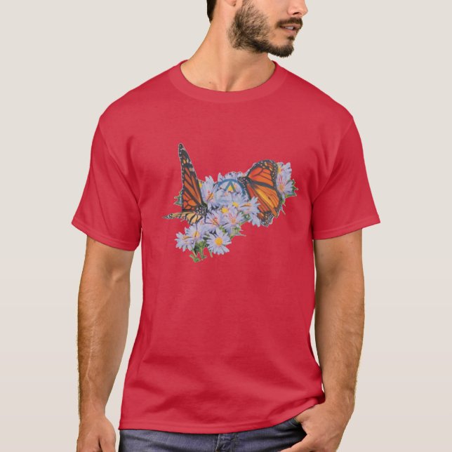 T-shirt papillon3 avec cercle triangle 19 (Devant)