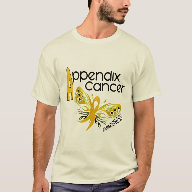 T-shirt PAPILLON 3,1 de Cancer d'annexe (Devant)