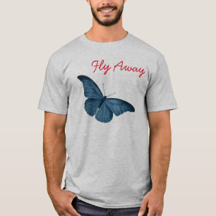 T-shirt papillon à voler