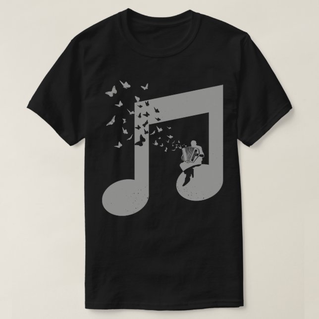 T-shirt Papillon Accordion (Design devant)