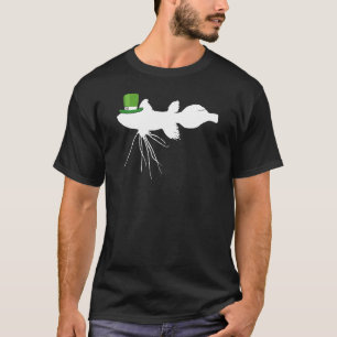 T-shirt Papillon africain Leprechaun irlandais St Patrick