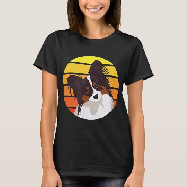 T-shirt Papillon Amoureux des chiens Gift (Devant)