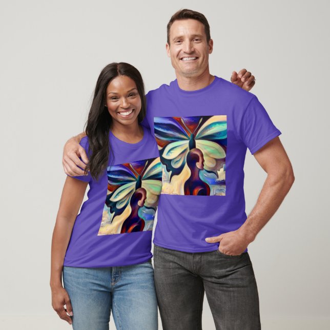 T-shirt Papillon animal Spirit 2 (Unisexe)