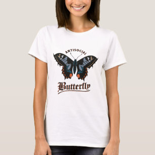 T-shirt papillon antisocial