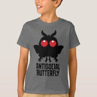 T-shirt Papillon Antisocial Mothman Cryptide