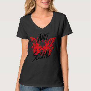 T-shirt Papillon antisocial pour introduction 2
