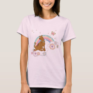 T-shirt Papillon arc-en-ciel Scooby-Doo