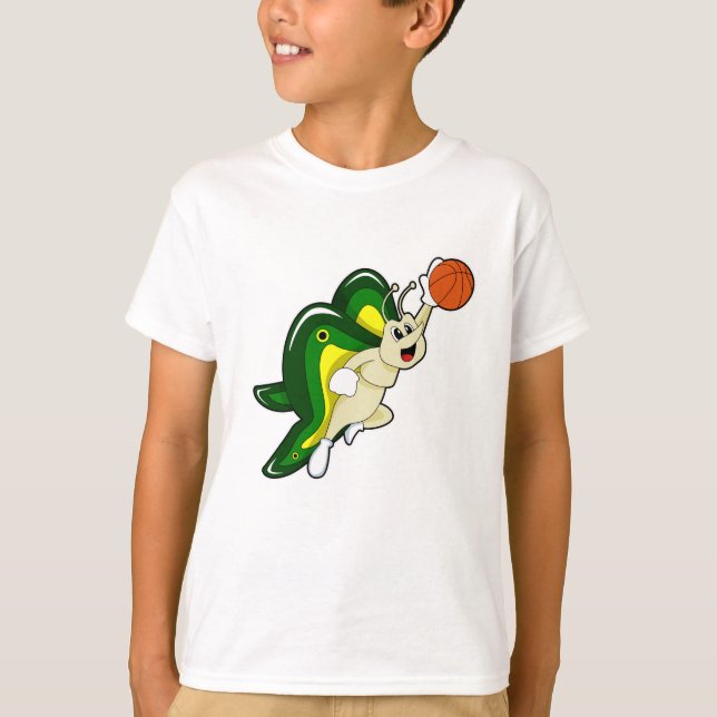 T-shirt Papillon au Basketball Sports (Devant)