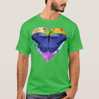T-shirt Papillon au coeur