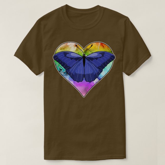 T-shirt Papillon au coeur (Design devant)