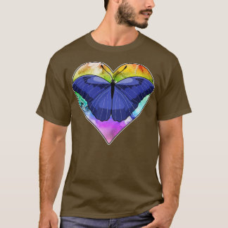 T-shirt Papillon au coeur