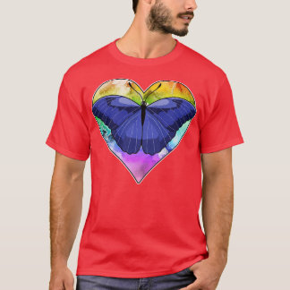 T-shirt Papillon au coeur