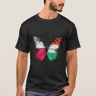 T-shirt Papillon au drapeau polono-hongrois