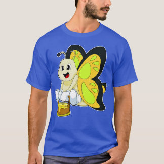T-shirt Papillon au miel