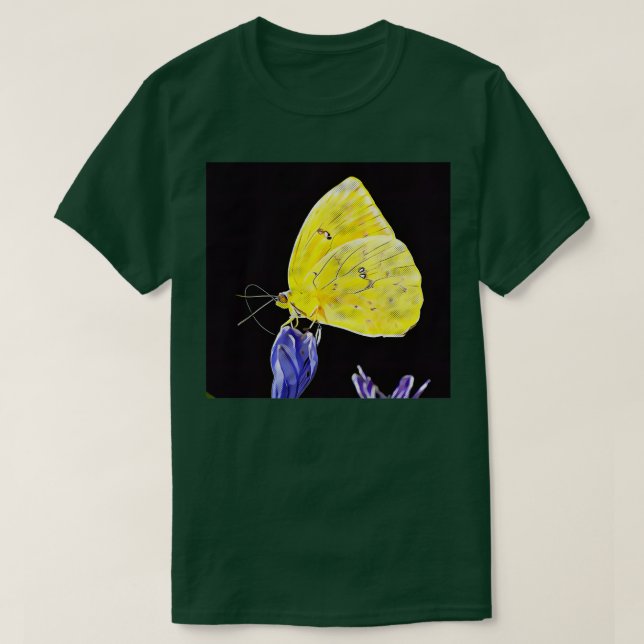 T-shirt Papillon au soufre sans nuages (Design devant)