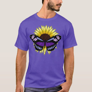 T-shirt Papillon au tournesol