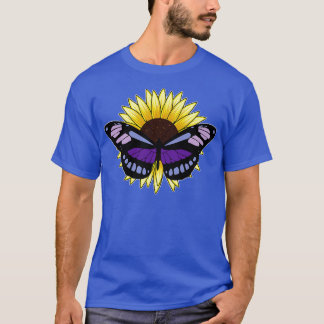 T-shirt Papillon au tournesol