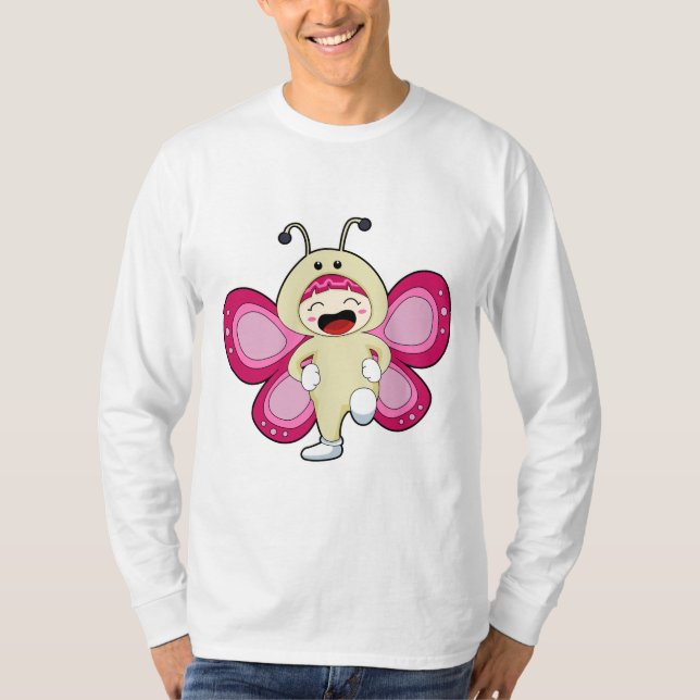 T-shirt Papillon avec costume (Devant)