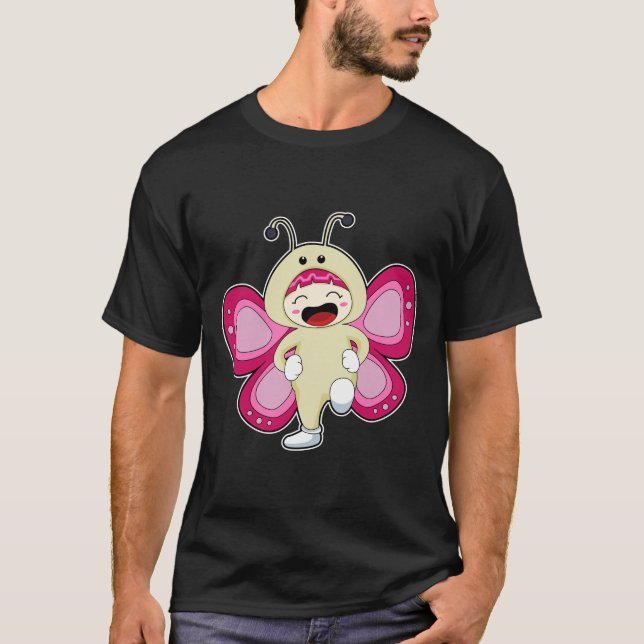 T-shirt Papillon avec costume (Devant)