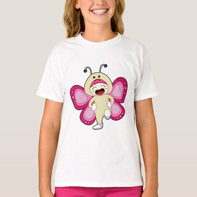 T-shirt Papillon avec costume (Devant)