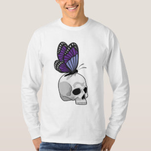 T-shirt Papillon avec crâne