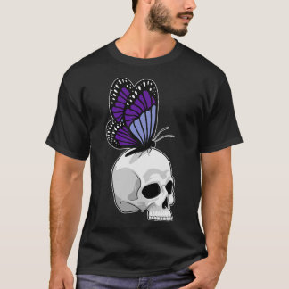 T-shirt Papillon avec crâne