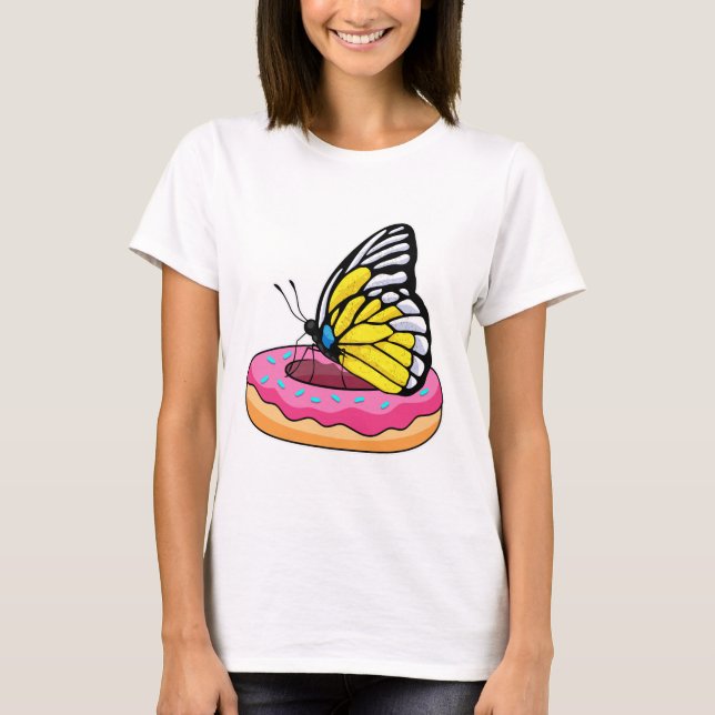 T-shirt Papillon avec Donut (Devant)