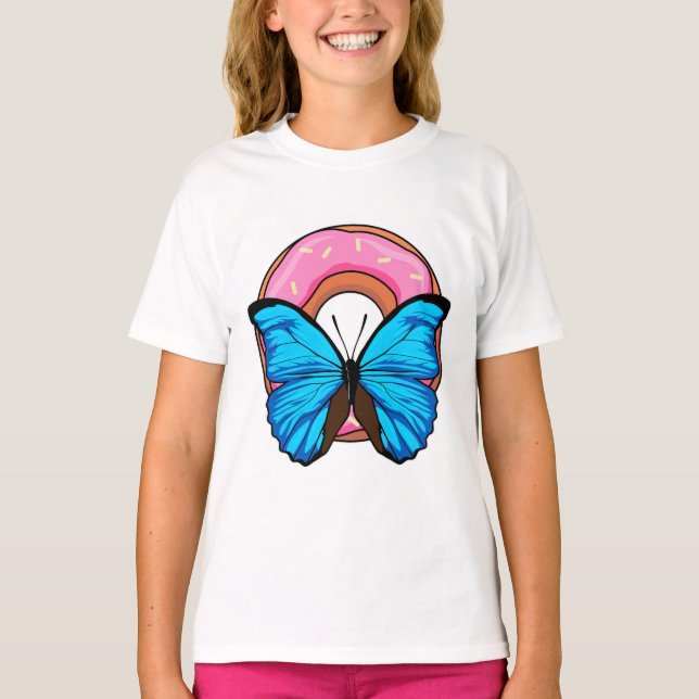 T-shirt Papillon avec Donut (Devant)