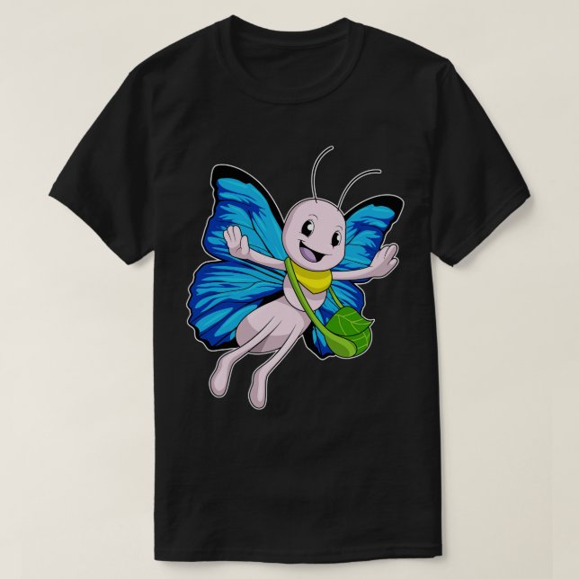 T-shirt Papillon avec sac à main (Design devant)