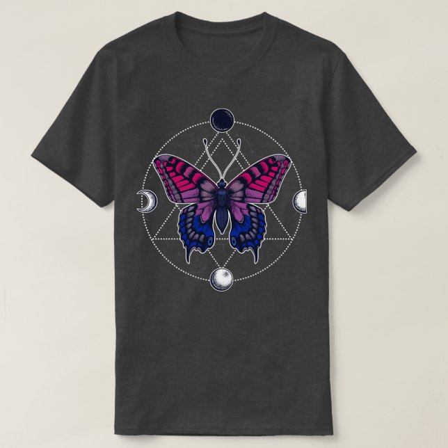 T-shirt Papillon bisexuel (Design devant)