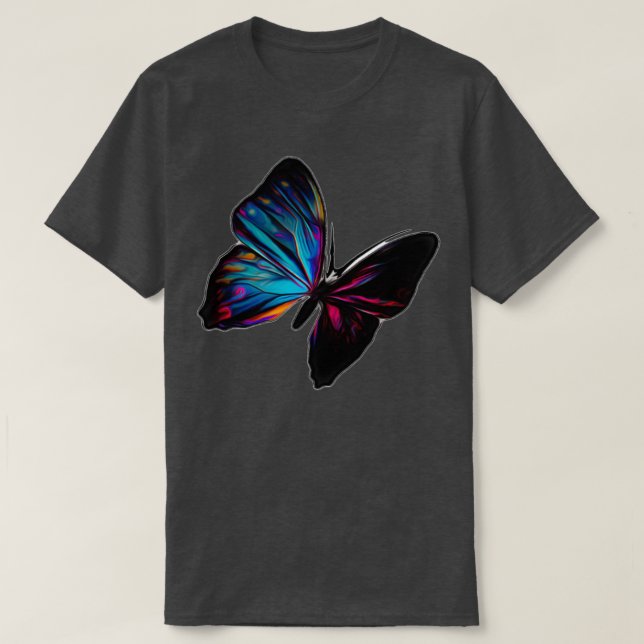 T-shirt Papillon bleu (Design devant)