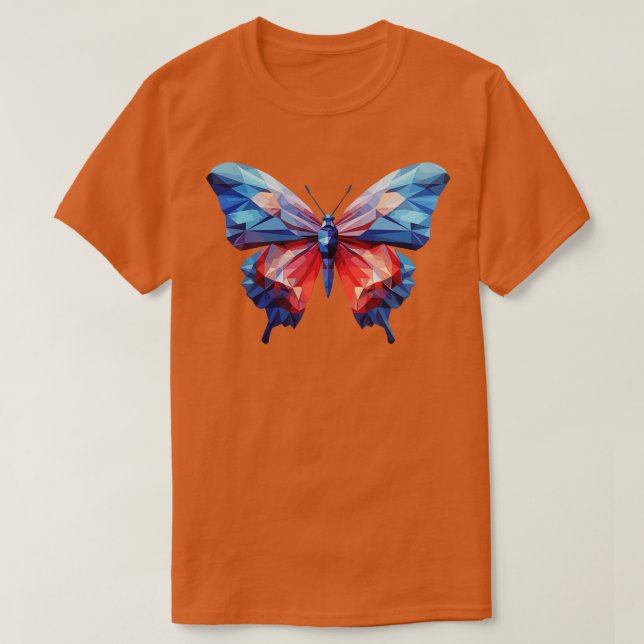 T-shirt Papillon bleu Morpho 15 (Design devant)