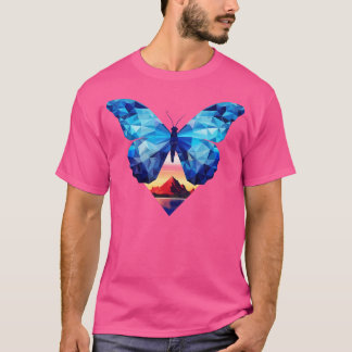 T-shirt Papillon bleu Morpho 9