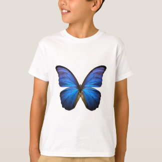 T-shirt Papillon bleu radieux